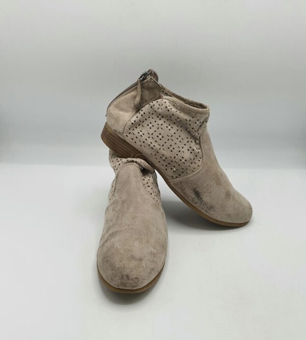 Botine dama  Graceland 39 material textil , crem - imagine 1