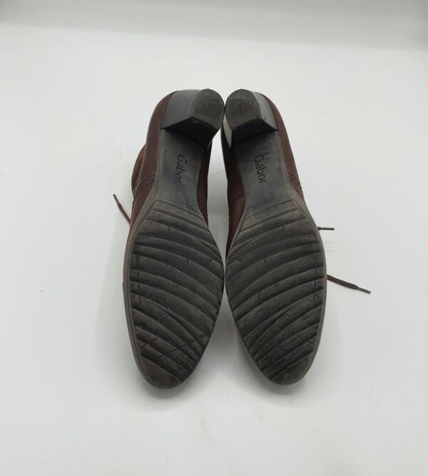 Botine dama Gabor 38 piele , maro - imagine 4