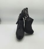 Botine dama  Catwalk 36 material textil, negru