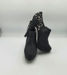 Botine dama  Catwalk 36 material textil, negru