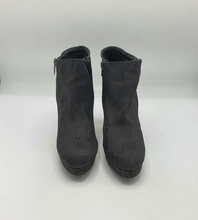 Botine dama Graceland 38 material textil , negru - imagine 2