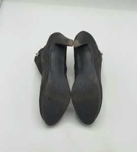 Botine dama Graceland 38 material textil , negru - imagine 4
