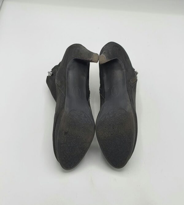 Botine dama Graceland 38 material textil , negru - imagine 4