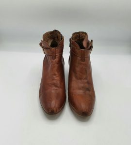 Botine dama Aldo 37,5 imitatie de piele , piele , maro - imagine 2