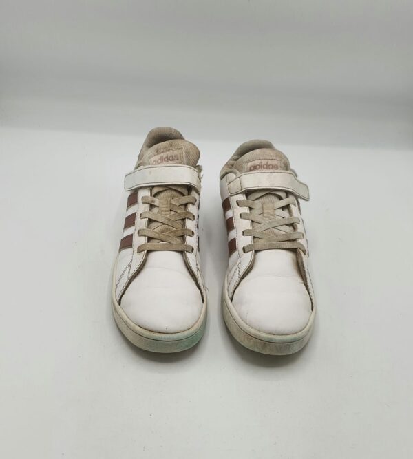 Adidasii copii Adidas 34 imitatie de piele , roz alb - imagine 2