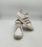 Adidasii copii Adidas 34 imitatie de piele , roz alb