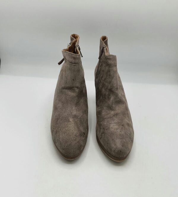 Botine dama Carmens 41 piele intoarsa , gri - imagine 2