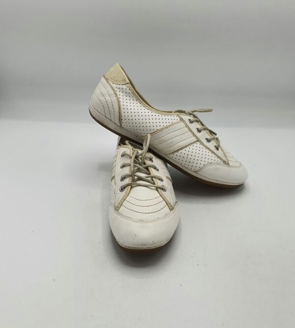 Adidasi dama Geox 37 imitatie de piele , piele ,  alb - imagine 1
