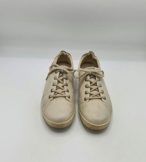 Adidasi dama Ecco 39 piele , crem - imagine 2