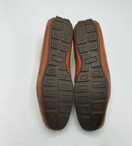 Pantofi barbati  46 piele , maro alb - imagine 4