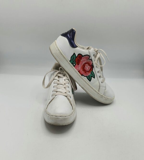 Adidasi dama Graceland 39 imitatie de piele , alb - imagine 1