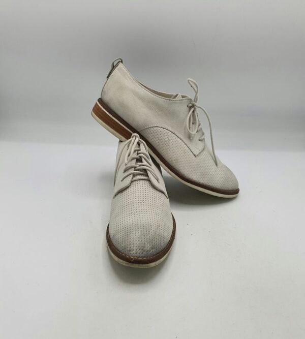 Pantofi dama 5th Avenue 37 piele , alb - imagine 1