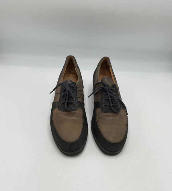 Pantofi dama Hartjes 38,5 piele , maro negru - imagine 2