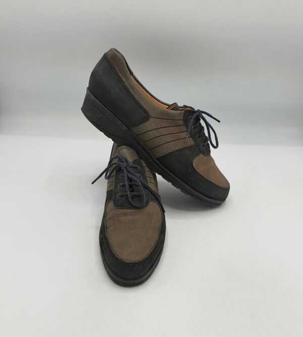 Pantofi dama Hartjes 38,5 piele , maro negru - imagine 1