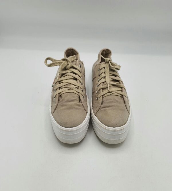 Adidasi dama Victoria 37 material textil , crem - imagine 2