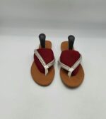 Slapi dama  38 imitatie de piele, alb - imagine 2