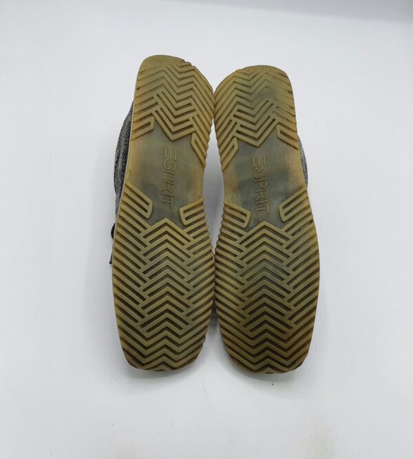 Adidasi dama Esprit 39 piele intoarsa , gri negru - imagine 4