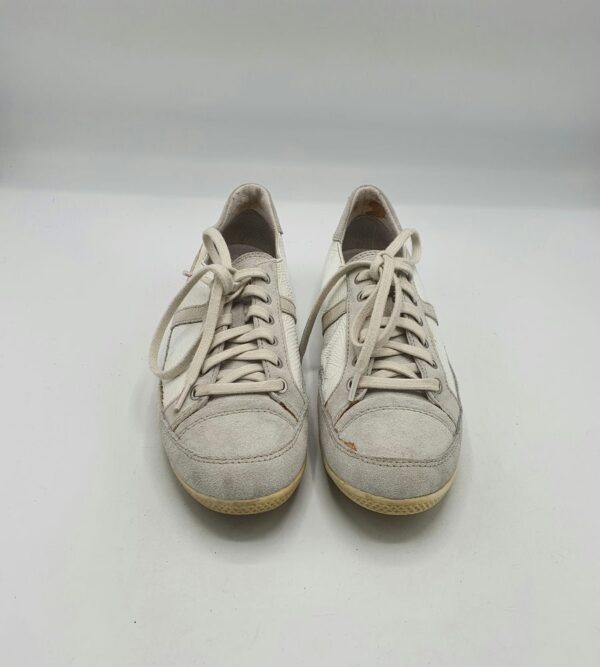 Adidasi dama Esprit 39 imitatie de piele, piele intoarsa , alb gri - imagine 2