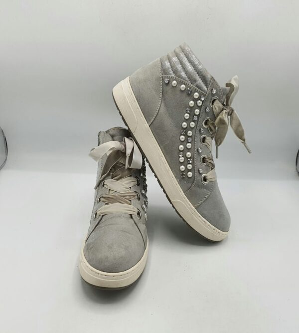 Adidasi dama Marco Tozzi 41 material textil  , gri - imagine 1