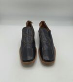 Pantofi  barbati Never Cross 41 imitatie de piele , negru maro - imagine 2