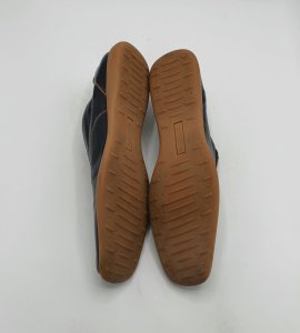 Pantofi  barbati Never Cross 41 imitatie de piele , negru maro - imagine 4