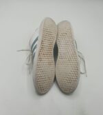 Adidas dama 39 imitatie de piele , alb albastru - imagine 4