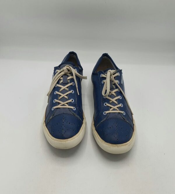 Tenisi dama Clarks 39 material textil , piele , albastru - imagine 2