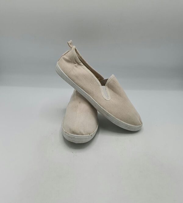 Espadrile dama  36 material textil , alb - imagine 1