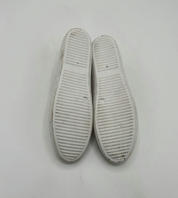 Espadrile dama  36 material textil , alb - imagine 4