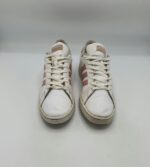 Adidasi dama  Adidas 42 imitatie de piele , alb roz - imagine 2