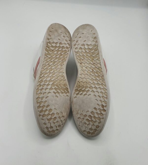 Adidasi dama  Adidas 42 imitatie de piele , alb roz - imagine 4