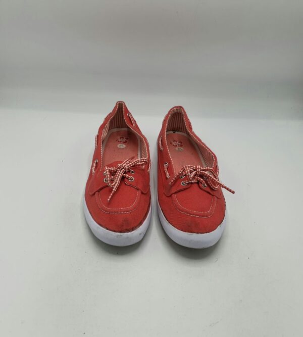 Espadrile dama  40 material textil , rosu - imagine 2
