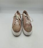 Adidasi dama 5th Avenue 41 material textil , piele intoarsa, crem - imagine 2