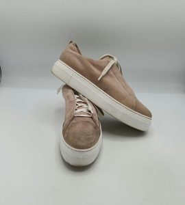 Adidasi dama 5th Avenue 41 material textil , piele intoarsa, crem