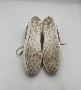Adidasi dama 5th Avenue 41 material textil , piele intoarsa, crem - imagine 4
