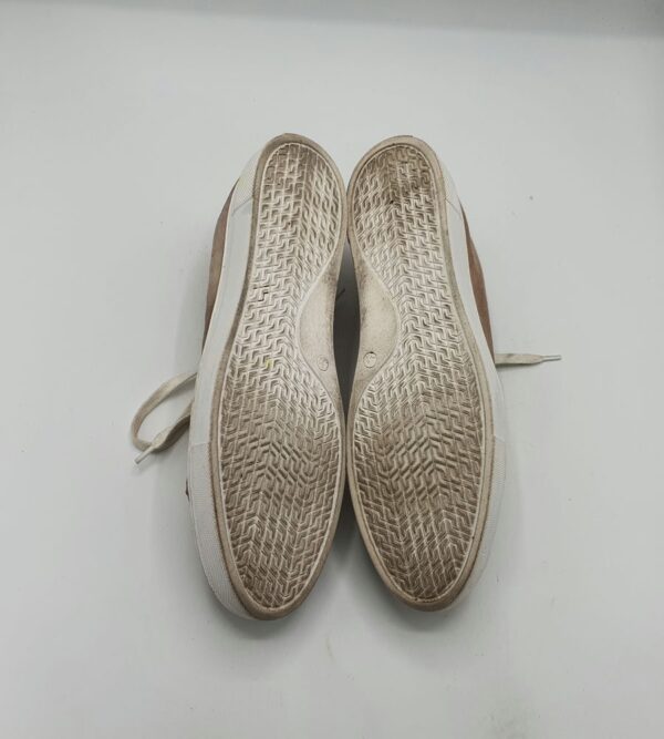 Adidasi dama 5th Avenue 41 material textil , piele intoarsa, crem - imagine 4