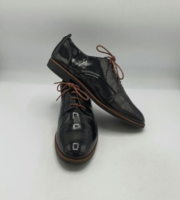 Pantofi barbati Graceland 41 imitatie de piele , negru - imagine 1