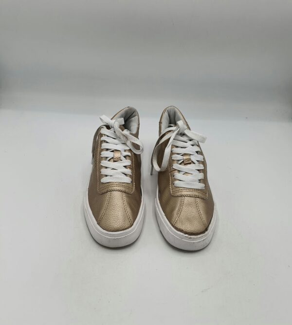 Adidasi dama H&M 36 imitatie de piele , auriu - imagine 2