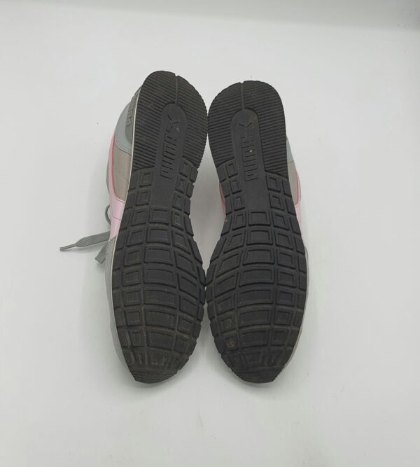 Adidasi dama Puma 40 material textil , piele intoarsa , gri - imagine 4