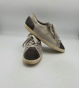 Adidasi barbati Paul Green 41 imitatie de piele , piele intoarsa , gri negru