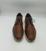 Pantofi barbati  Rieker 45 imitatie de piele , piele , maro albastru - imagine 2