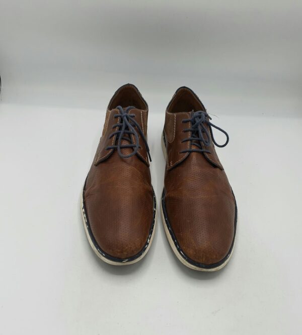 Pantofi barbati  Rieker 45 imitatie de piele , piele , maro albastru - imagine 2
