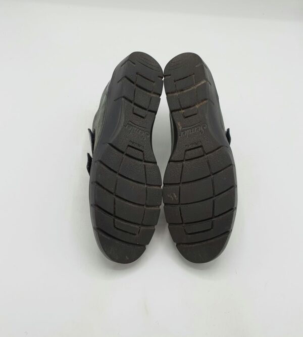 Adidasi dama Semler 37 imitatie de piele , piele intoarsa , negru verde - imagine 4