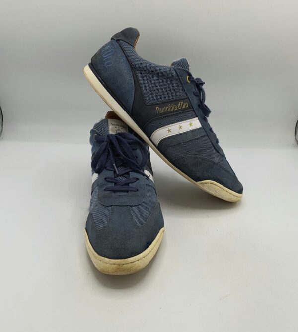 Adidasi barbati Pantofola D'Oro 46 imitatie de piele, piele intoarsa , albastru - imagine 1