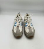 Adidasi dama Casual 37 material textil , piele intoarsa , alb gri - imagine 2