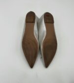 Balerini dama 38 imitatie de piele , argintiu - imagine 4
