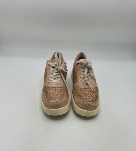 Adidasi copii 34 imitatie de piele , rose gold - imagine 2