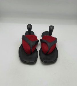 Slapi  dama Primark 37 imitatie de piele , negru - imagine 2