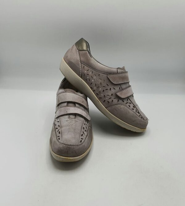 Adidasi dama Luftpolster 37.5 piele , gri - imagine 1