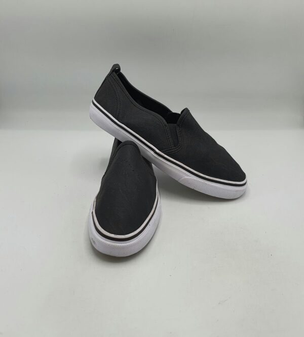Espadrile dama  H&M 40 imitatie de piele , negru alb - imagine 1
